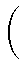 $\displaystyle \left(\vphantom{{p-1 \atop j}}\right.$